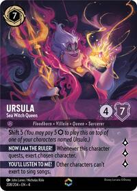 Ursula - Sea Witch Queen [Enchanted] #208 Lorcana Ursula's Return