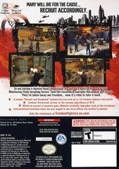 Back Cover | Freedom Fighters Gamecube