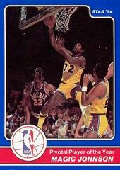 Magic Johnson #6 Basketball Cards 1984 Star Prices