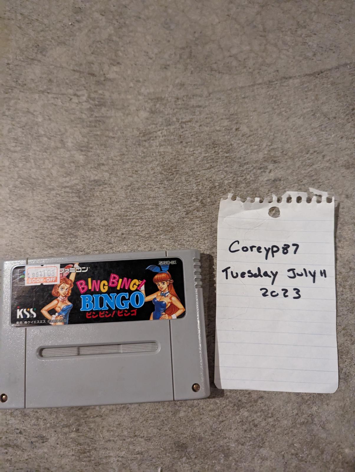 Bing Bing Bingo Item only Super