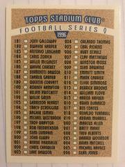 Checklist 181-272 Football Cards 1996 Stadium Club Prices