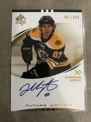 Jonathan Sigalet [Autograph] Hockey Cards 2007 SP Authentic Prices