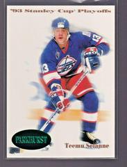 Teemu Selanne [Emerald Ice] #500 Hockey Cards 1992 Parkhurst Prices