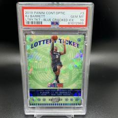 RJ Barrett [Blue Cracked Ice] Basketball Cards 2019 Panini Contenders Optic Lottery Ticket Prices