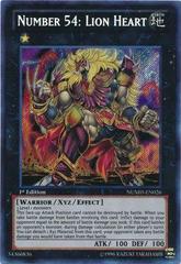 Number 54: Lion Heart [1st Edition] NUMH-EN026 YuGiOh Number Hunters Prices