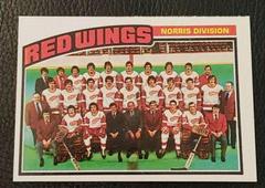 Red Wings Team [Checklist] Hockey Cards 1976 Topps Prices