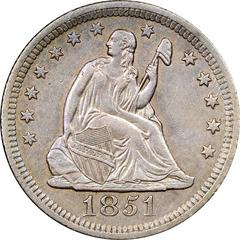1851 O Coins Seated Liberty Quarter Prices