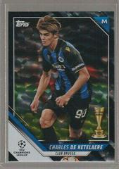 Charles De Ketelaere [Icy Black] Soccer Cards 2021 Topps UEFA Champions League Prices