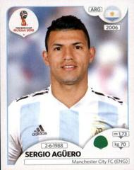Sergio Aguero [Black Back] Soccer Cards 2018 Panini World Cup Stickers Prices