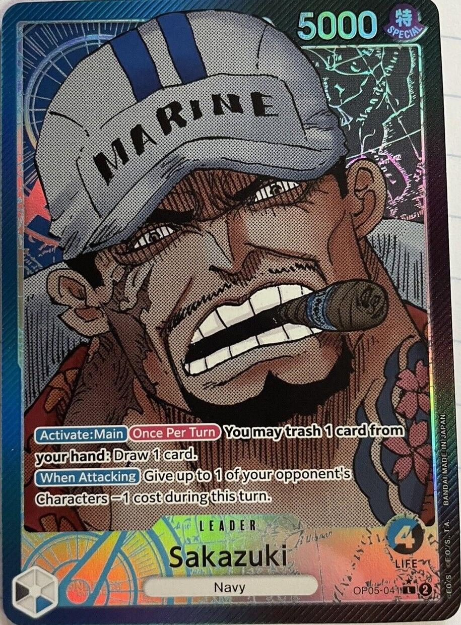 Sakazuki [Alternate Art] OP05-041 One Piece Awakening of the New Era