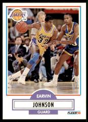 Earvin Johnson JR #93 Basketball Cards 1990 Fleer Prices