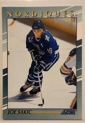 Joe Sakic #20 Hockey Cards 1992 Score Young Superstars Prices
