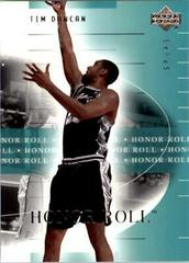 Tim Duncan Basketball Cards 2001 Upper Deck Honor Roll Prices