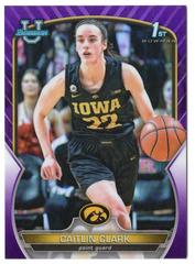 Caitlin Clark [Purple] #50 Basketball Cards 2022 Bowman Chrome University Prices