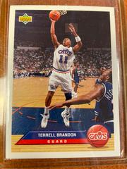 Terrell Brandon Basketball Cards 1992 Upper Deck McDonald's Prices
