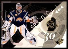 Ryan Miller Hockey Cards 2010 SPx Prices