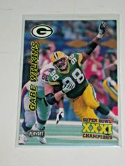 Gabe Wilkins #50 Football Cards 1997 Playoff Packers Prices