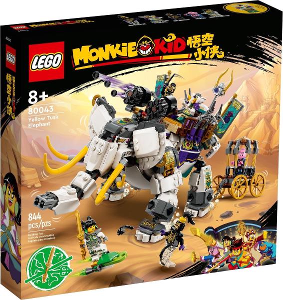 Yellow Tusk Elephant #80043 LEGO Monkie Kid