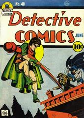 Detective Comics #40 (1940) Comic Books Detective Comics Prices