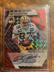 Robert Brooks [Red Autographs] #AM-RB Football Cards 2023 Panini Mosaic Autographs Prices