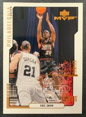 Eric Snow #20 Basketball Cards 2000 Upper Deck MVP Prices