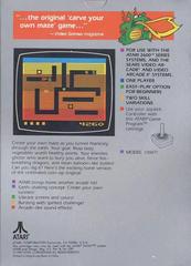 Dig Dug - Back | Dig Dug Atari 2600