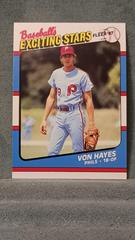 Von Hayes Baseball Cards 1987 Fleer Exciting Stars Prices