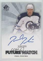 Paul Postma [Autograph] #267 Hockey Cards 2011 SP Authentic Prices
