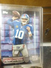 Eli Manning & Phil Simms Football Cards 2015 Topps Past & Present Performers Dual Prices