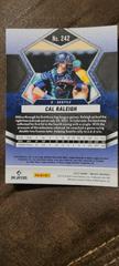 Back Of Card | Cal Raleigh Baseball Cards 2022 Panini Mosaic