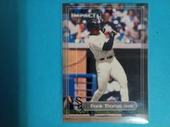 Frank Thomas #31 Baseball Cards 2000 Fleer Impact Prices