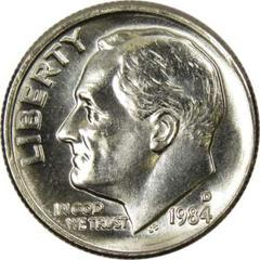 1984 D Coins Roosevelt Dime Prices