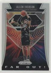 Allen Iverson [Silver Prizm] Basketball Cards 2019 Panini Prizm Far Out Prices