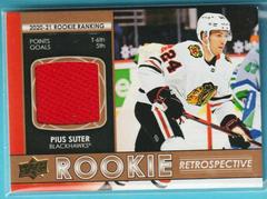 Pius Suter #RR-11 Hockey Cards 2021 Upper Deck Rookie Retrospective Prices