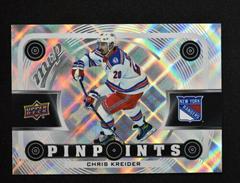 Chris Kreider #PP-12 Hockey Cards 2022 Upper Deck MVP Pinpoints Prices