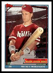 Mickey Morandini #110 Baseball Cards 1991 Topps '90 M.L. Debut Prices
