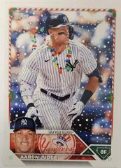 Aaron Judge [R Variation] #H1 Baseball Cards 2023 Topps Holiday Prices