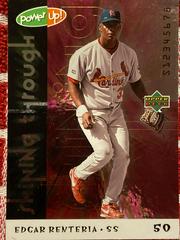 Edgar Renteria #ST-75 Baseball Cards 2004 Upper Deck Power Up Shining Through Prices
