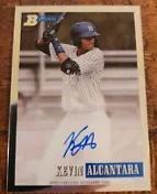 Kevin Alcantara Baseball Cards 2021 Bowman Heritage Chrome Prospect Autographs Prices
