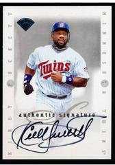 Kirby Puckett [D. G. Only] Baseball Cards 1996 Leaf Signature Extended Autographs Prices