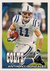 Anthony Gonzalez #38 Football Cards 2010 Topps Prices