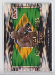 Anderson Silva [Silver] #20 Ufc Cards 2022 Panini Select UFC Global Icons Prices