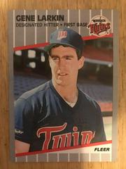 Gene Larkin #117 Baseball Cards 1989 Fleer Prices