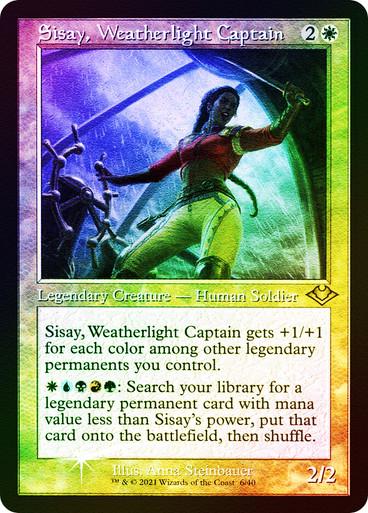 Sisay, Weatherlight Captain [Foil Etched] #6 Prices | Magic Modern ...