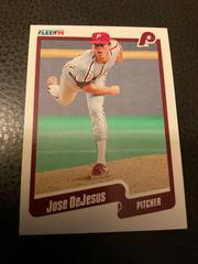 Jose DeJesus #U-42 Baseball Cards 1990 Fleer Update Prices