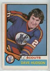 Dave Hudson Hockey Cards 1974 O-Pee-Chee Prices