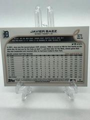 Back Of Card | Javier Baez Baseball Cards 2022 Topps