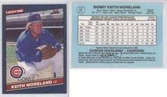 Keith Moreland #94 Baseball Cards 1986 Leaf Prices