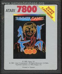Summer Games - Cartridge | Summer Games Atari 7800