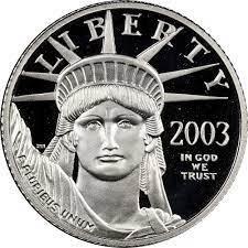2003 Coins $10 American Platinum Eagle Prices